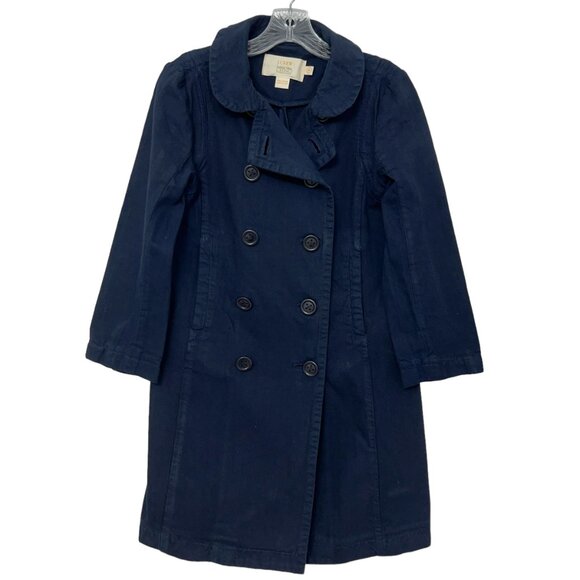 J. Crew Classic Twill Chino double breasted women's jacket size 0 - Picture 3 of 8